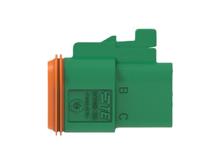 DT06-3S-TN03 TE Connectivity, DT06-3S Automotive Connector Socket Green Cable 3 Way, Cable Termination