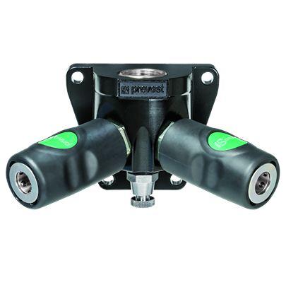 ESI-078104WK PREVOST Composite Body Female Pneumatic Quick Connect Coupling, G 3/4 Female Threaded