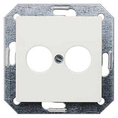 5TG2577 Siemens White 1 Gang Cover Plate Thermoplastic Faceplate & Mounting Plate