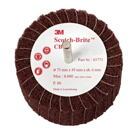 7000077925 3M Bevelled Abrasive Brush, 101.6mm Diameter