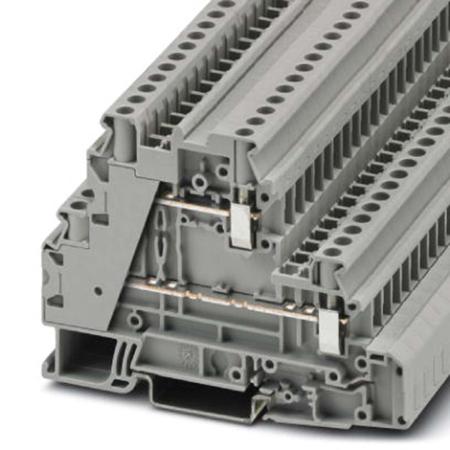 3214362 Phoenix Contact  UT 4-L/L Series Grey, Screw Termination