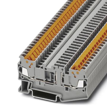 3205145 Phoenix Contact  QTC 1.5-TG Series Grey, 0.25 → 1.5mm², Single-Level, Quick Connect Termination