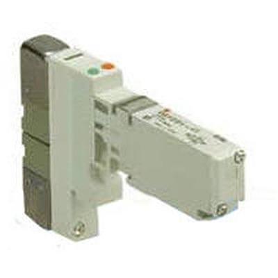 VQ2401N-51-Q SMC 3 Position Exhaust Centre Pneumatic Solenoid Valve - Solenoid VQ2000 Series 24V dc