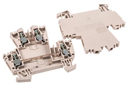 1041100000 Weidmuller  WDK Series Dark Beige, 2.5mm², Double-Level, Screw Termination, ATEX, IECEx