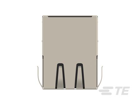 2489085-4 TE Connectivity 24890 Series Female Ethernet Connector, Hole Mount, Cat5e Right Angle 1 Port 8 -Way