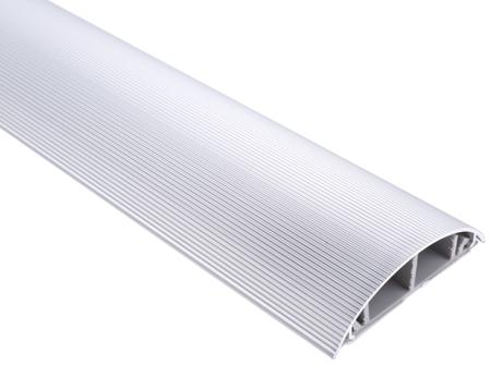 880-6869 RS Pro ARD Grey Aluminium Alloy (Lid), PVC (Base) Cable Self-Adhesive Trunking Floor Trunking, W70 mm x D16mm, L1m