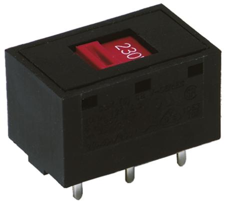 V80212MS02Q C & K Through Hole Slide Switch DPDT 5 A @ 250 V ac Slide