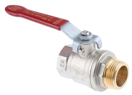 733-5249 RS Pro High Pressure Ball Valve Brass 1 in BSPP 2 Way