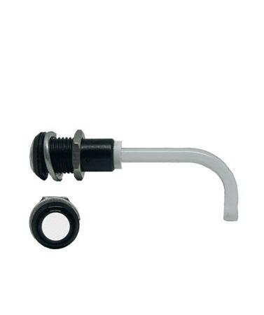 RHD-0700-2000-F9P67PR  Bivar, Panel Mount Right Angle LED Light Pipe, Clear Round Lens