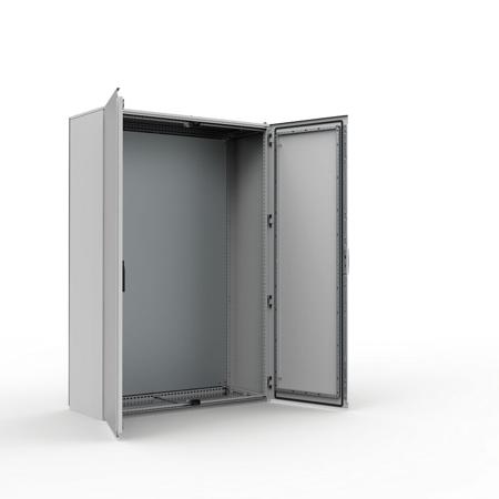 MKD14123R5 nVent HOFFMAN MKD Series Mild Steel Double-Door-Door Floor Standing Enclosure, Double Door Door, IP55, 1400 x 1200 x