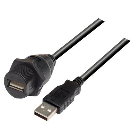 WPUSBAX-5M L-Com USB 2.0, Male USB to Male USB A, 5m