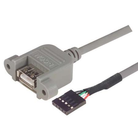 UPMA5-05M L-Com USB 2.0, Female USB to Female USB A, 500mm