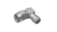 1055091-1 TE Connectivity 10550 Series Female, Male Free Hanging SMA Connector, 50Ω, Cable Termination, Right Angle Body