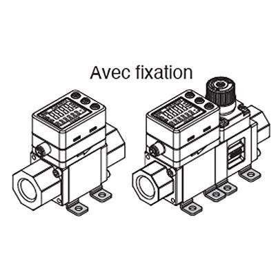 ZS-40-L SMC Bracket, ZS Series, For Use With Pneumatic Sensor