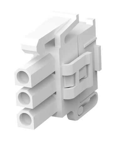 794186-1 TE Connectivity Mini-Universal MATE-N-LOK II, 4.14mm Pitch, 3 Way, 1 Row Male Connector Housing