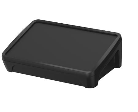 35107075.HMT1 Bopla BoPad Series Black ABS Desktop Enclosure, Sloped Front, 215 x 150 x 75.70mm