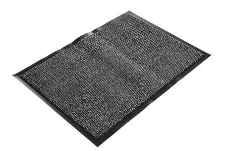 VP010602 Coba Europe Vynaplush Anti-Slip, Door Mat, Carpet, Indoor Use, Black/Grey, 900mm 1.5m 7mm