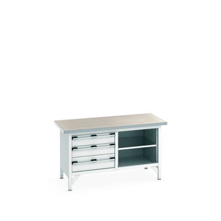 41002167-16V Bott 41002167.16V Sheet Steel Workbench, 840mm x 750mm x 1500mm