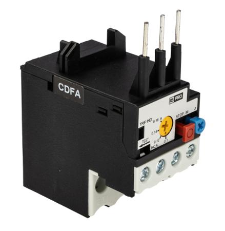 250-8876 RS PRO Thermal Overload Relay 1NC/1NO, 0.16 A F.L.C, 160 mA Contact Rating, 5.4 W, 4000 V ac, RSPROOL12