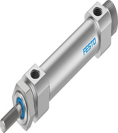 DSNU-S-20-60-PPS-A Festo Pneumatic Piston Rod Cylinder - DSNU-S-20, 20mm Bore, 60mm Stroke, DSNU Series, Double Acting