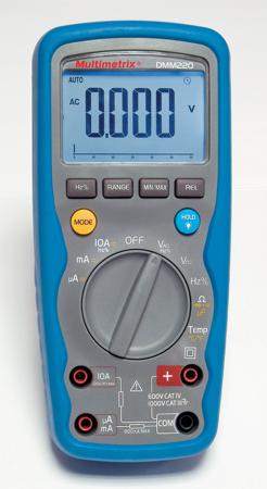 P06231411 Chauvin Arnoux DMM220 Handheld Digital Multimeter, 10A ac Max, 10A dc Max - RS Calibrated