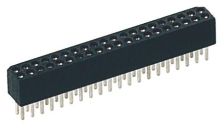 853-87-006-10-001101 Preci-Dip 853 Series Straight PCB Mount PCB Socket, 6-Contact, 2-Row, 1.27mm Pitch, Solder Termination