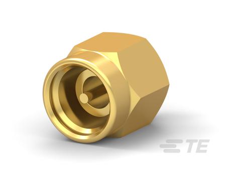 1050769-1 TE Connectivity 10507 Series, Plug Cable Mount SMA Connector, 50Ω, Solder Termination, Straight Body