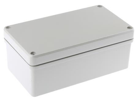 110.123.101 ROLEC Conform Series Grey Die Cast Aluminium Enclosure, IP66, IP67, Grey Lid, 225.5 x 125.5 x 90mm