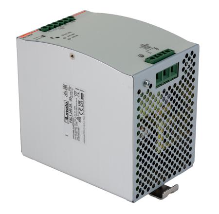 PSL124024 Lovato PSL DIN Rail Power Supply, 230V ac ac Input, 24V dc Output, 10A Output
