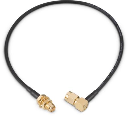 65503603230503 SMA Right Angle Plug to SMA Straight Bul