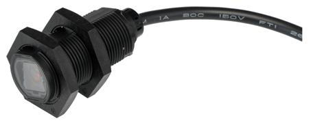 E3FARP122M Omron Retro-reflective Photoelectric Sensor 0 → 500 mm Detection Range PNP IP67, IP69K Barrel Style