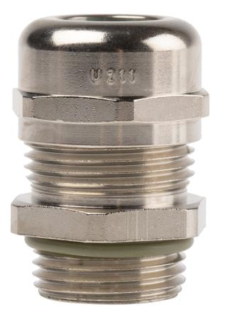 53112572 Lapp M20 Nickel Plated Brass, IP68 Cable Gland
