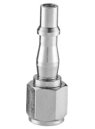 BRP 066102P2 PREVOST Treated Steel Female Plug for Pneumatic Quick Connect Coupling, G 3/8 Female Threaded