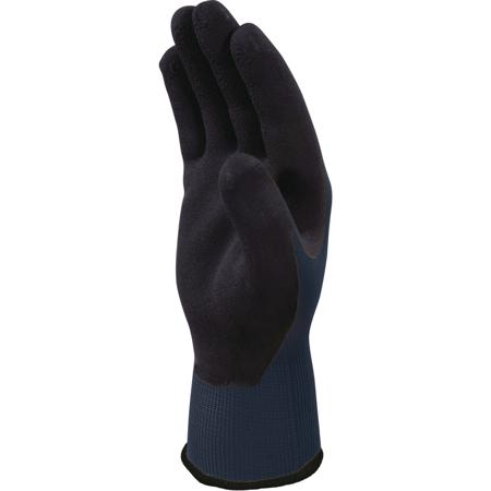 VV733GREEN09 Delta Plus VV733GREEN Blue Polyester Abrasion Resistant, Cut Resistant, Tear Resistant Gloves, Size 9, Latex Foam