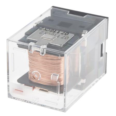 MKS3P-5 24VAC Omron Plug In Power Relay, 24V ac Coil, 10A Switching Current, 3PDT