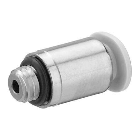 R412005264 EMERSON ? AVENTICS QR1-S-MIN Series Straight Fitting, M3 to Push In 3 mm, Threaded Connection Style,