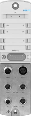 CPX-AP-I-PB-M12 Festo CPX-AP Series Interface Module for Use with Control Technology And Remote I/O, 24 V