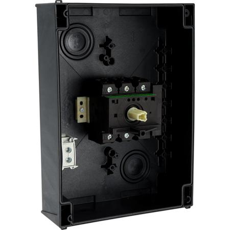 207375-P3-100-I5-SVB-SW-HI11 Eaton 3 Pole Surface Mount Isolator Switch - 100A Maximum Current, 55kW Power Rating, IP65