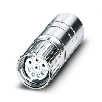 1241946 Phoenix Contact Circular Connectors, 4+3+PE Contacts, Cable Mount, M23 Connector, Socket, Female, IP67, SF Series