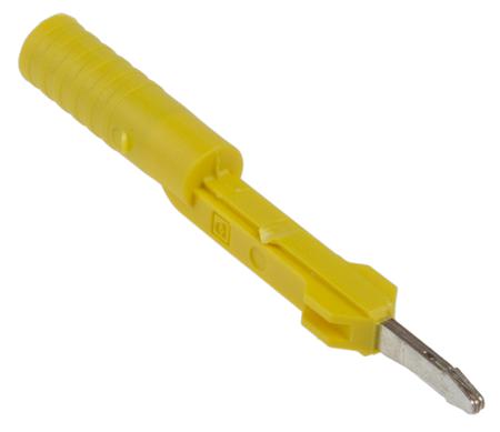 3032745 Phoenix Contact Yellow, Male Test Connector Adapter