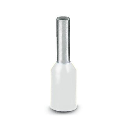 3201314 Phoenix Contact Insulated Ferrule, 6mm Pin Length, 1.3mm Pin Diameter, White