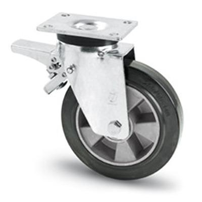 149-207 RS PRO Swivel Castor Wheel, 160kg Capacity, 100mm Wheel