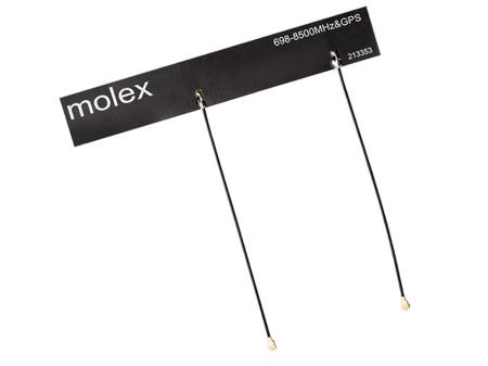 213353-0200 Molex  T-Bar Multi-Band Antenna with IPEX, UFL Connector, 4G (LTE)