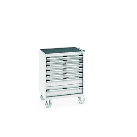 40402065-16V Bott, 7 Drawer Sheet Steel Floor Standing Storage Cabinet, 800 X 650 X 1085mm