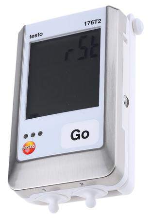 0572 1762 Testo 176-T2 Temperature Data Logger, USB, 2 Input Channel(s)