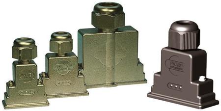 FWA1GAE---1727040192 FCT from Molex FWA ABS D-sub Connector Backshell, 9 Way, Strain Relief