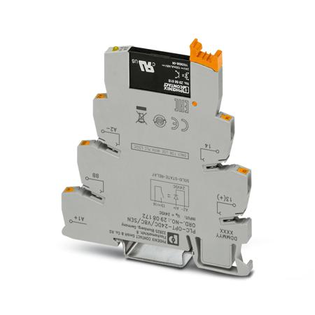 2908172 Phoenix Contact PLC-OPT Series Solid State Interface Relay, 28.8 V dc Control, 3 mA Load, DIN Rail Mount