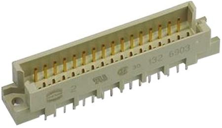 09281486903 HARTING 09 28 48 Way 2.54mm Pitch, Type 2R Class C2, 3 Row, Straight DIN 41612 Connector, Plug