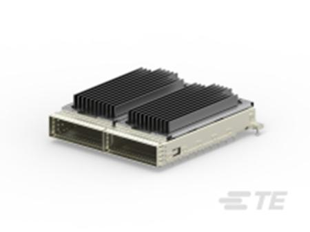 2287075-2 TE Connectivity CFP2 Series 11 Way 2 Port Female Right Angle Network Connector 0.6mm Pitch Press-In Termination