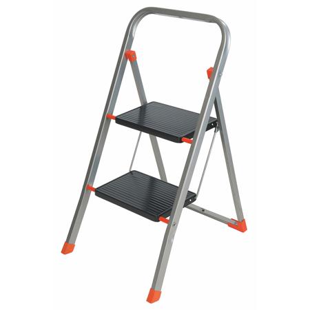 217-805 RS PRO 2 Tread Steel Steps 0.5m Platform Height, Steel